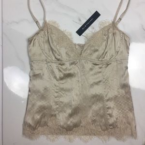 Elie Tahari Silk lace cami